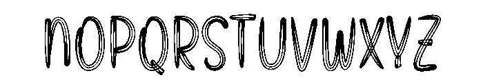 Winter Smile Font UPPERCASE