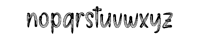 Winter Smile Font LOWERCASE