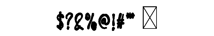Winter Snowing Font OTHER CHARS