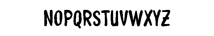Winter Snowing Font UPPERCASE