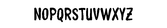 Winter Snowing Font LOWERCASE