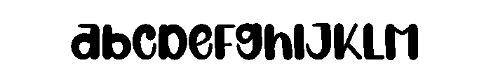 Winter Snowman Font UPPERCASE