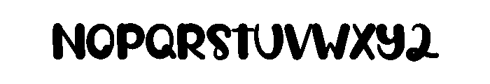 Winter Snowman Font LOWERCASE