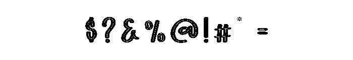 Winter Sunshine Font OTHER CHARS