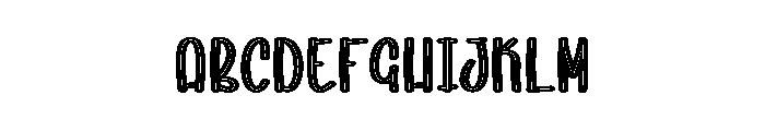 Winter Sunshine Font UPPERCASE
