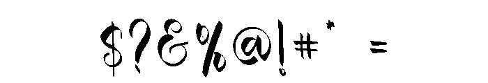 Winter Vintage Font OTHER CHARS