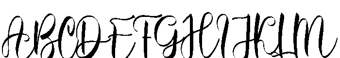 Winter Vintage Font UPPERCASE