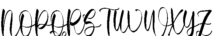 Winter Vintage Font UPPERCASE