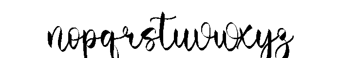 Winter Vintage Font LOWERCASE