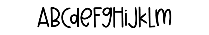 Winter Wonderful Font UPPERCASE