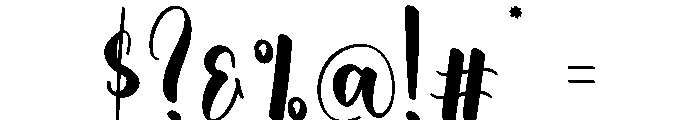 Winterain Font OTHER CHARS