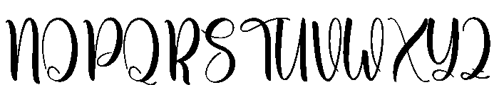 Winterain Font UPPERCASE