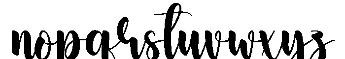 Winterain Font LOWERCASE