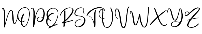 Winterbless - Personal Use Font UPPERCASE