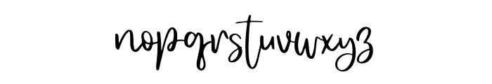 Winterbless - Personal Use Font LOWERCASE
