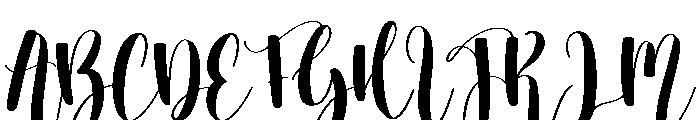 Winterlove Font UPPERCASE