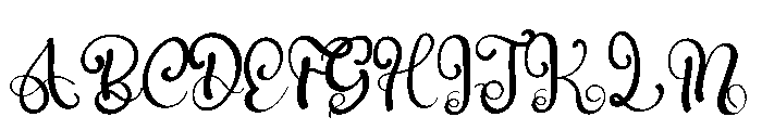 Winters1 Font UPPERCASE