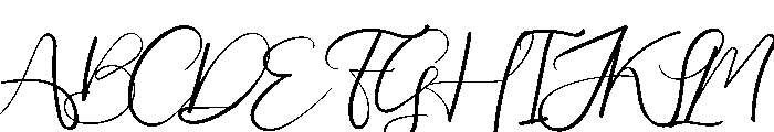 Winters Font UPPERCASE
