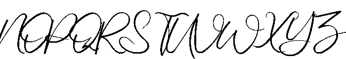 Winters Font UPPERCASE