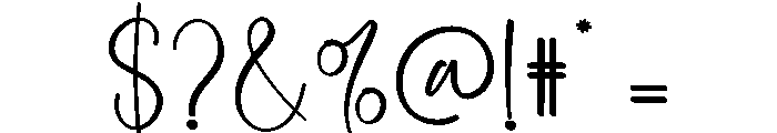 Winterstory Font OTHER CHARS