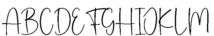 Winterstory Font UPPERCASE