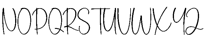 Winterstory Font UPPERCASE