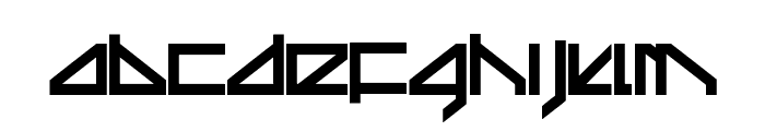 Wipeout Font LOWERCASE