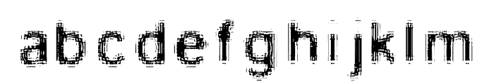 Wire Mush Font LOWERCASE