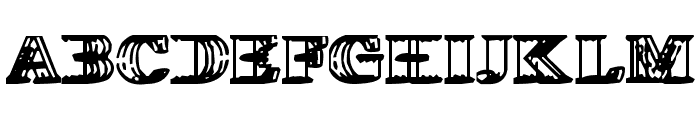 Wireframe-Davenport Font UPPERCASE