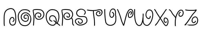 WischyStylus Font UPPERCASE