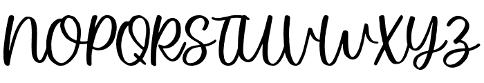 Wished Lovely Script Font UPPERCASE