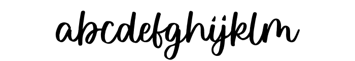 Wished Lovely Script Font LOWERCASE