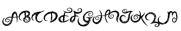 Wishful Endings Font UPPERCASE