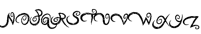 Wishful Endings Font UPPERCASE