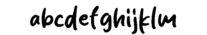 Wister Lilya Font LOWERCASE