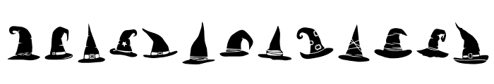 Witch Hat Font UPPERCASE