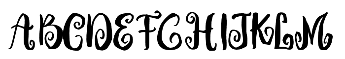 Witch Party Font UPPERCASE