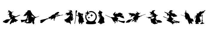 Witch Font LOWERCASE