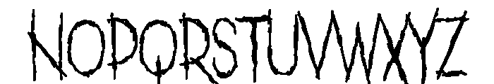 Witchwoode Font LOWERCASE