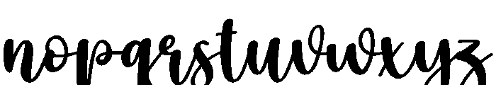 Witchy Font LOWERCASE