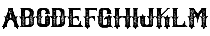Witham Rough Font UPPERCASE