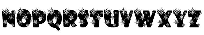 winterflakes Font UPPERCASE