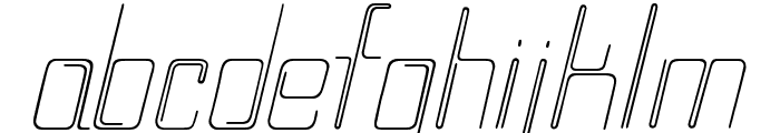 wireplayItalic Font UPPERCASE