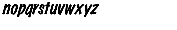 Wichita Bold Italic Font LOWERCASE