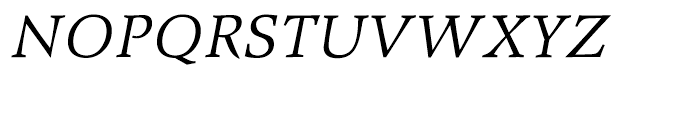 Wile Italic Font UPPERCASE