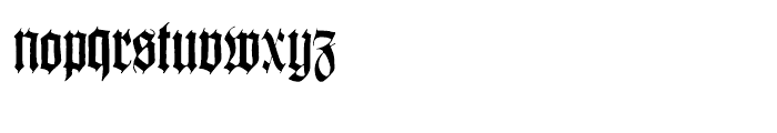 Wilhelmschrift Regular Font LOWERCASE