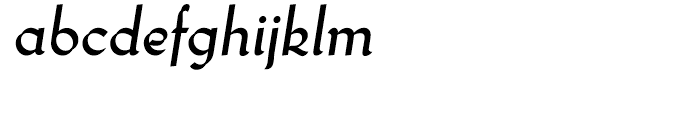 Wilke Kursiv Pro Pro Medium Font LOWERCASE