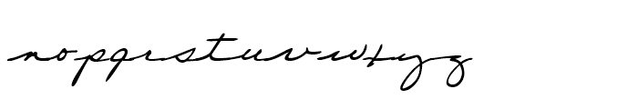 Wilma Handwriting Regular Font LOWERCASE