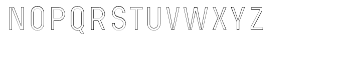 Wilma Interior A Font LOWERCASE
