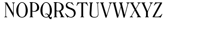 Windsor Light Condensed Font UPPERCASE